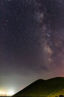 五島列島、漆黒の夜空に輝く満天の星と天の川